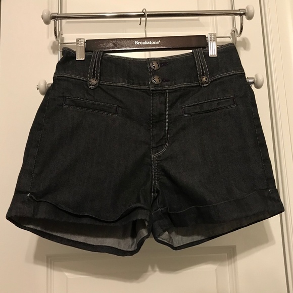 Cute Rich & Skinny dark blue denim shorts (4/27) - Picture 12 of 15